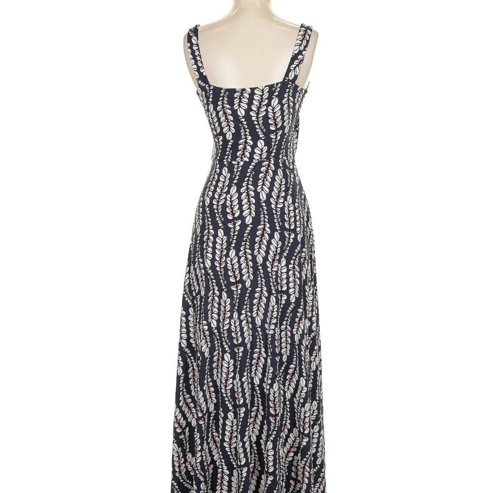 Boden Sleeveless Maxi Tank Jersey Dress- Blue, White, Pink Floral Stretch - Picture 2 of 10